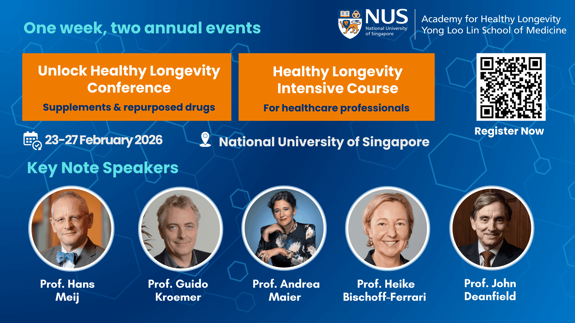 Healthy Longevity Intensive Course 2026