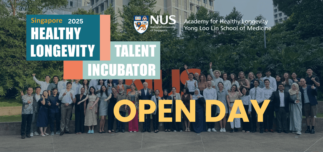 Healthy Longevity Talent Incubator Open Day
